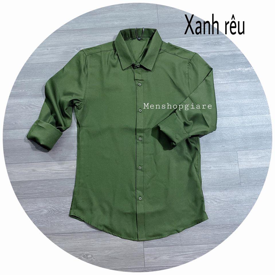 sơ mi lụa thái chống nhăn xưởng nhà