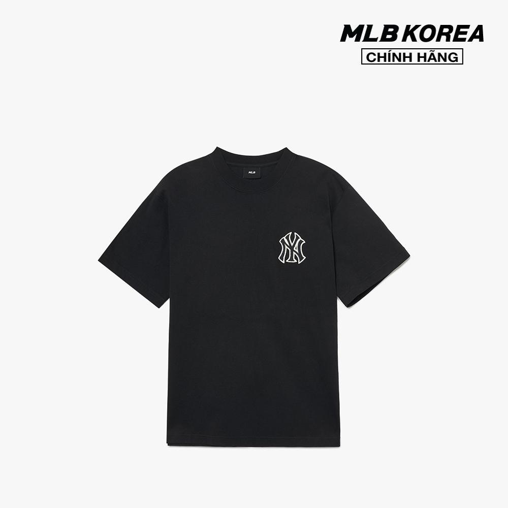 MLB - Áo thun unisex cổ tròn tay ngắn phom suông 3ATSI0333