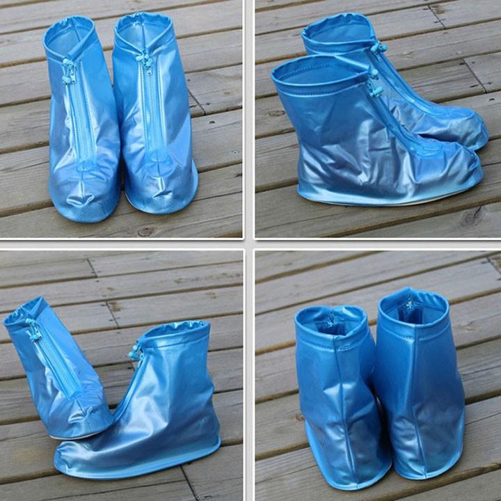 Giày ủng đi mưa, đi phượt, Ủng bảo vệ giày, bọc giày đi mưa bảo vệ chống thấm nước có đế cao su chống trượt