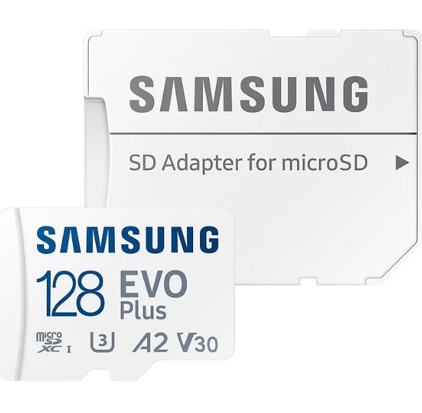 Thẻ Nhớ Micro SD Samsung Evo Plus 128GB U3 Class 10 - 100MB/s (Kèm Adapter) - Hàng Chính Hãng