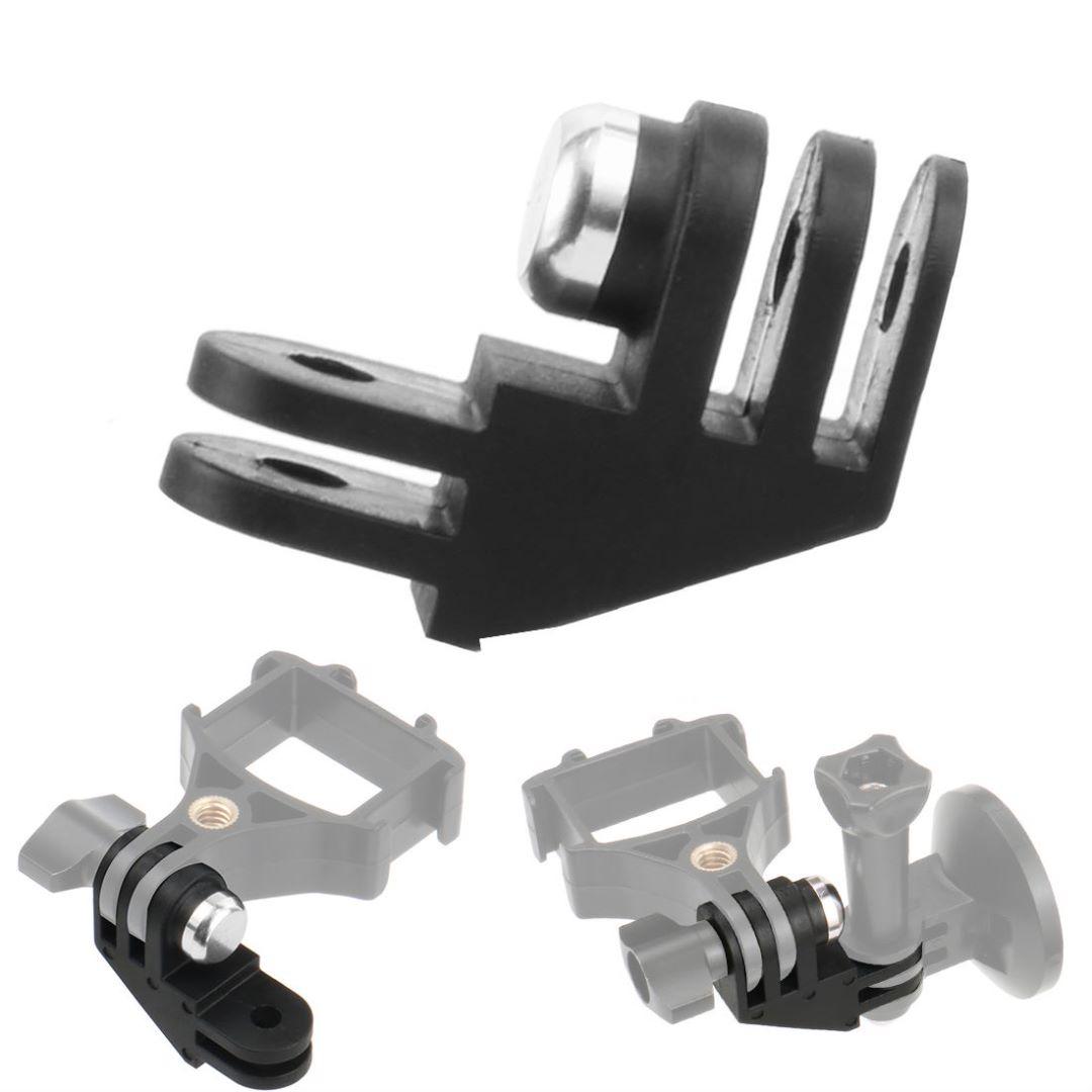 Nhựa chuyển hướng 90 độ Bộ chuyển đổi khuỷu tay với ngón tay cái cho GoPro Hero 11 10 9 8 7 5 Phụ kiện camera hành động SJCAM EKEN