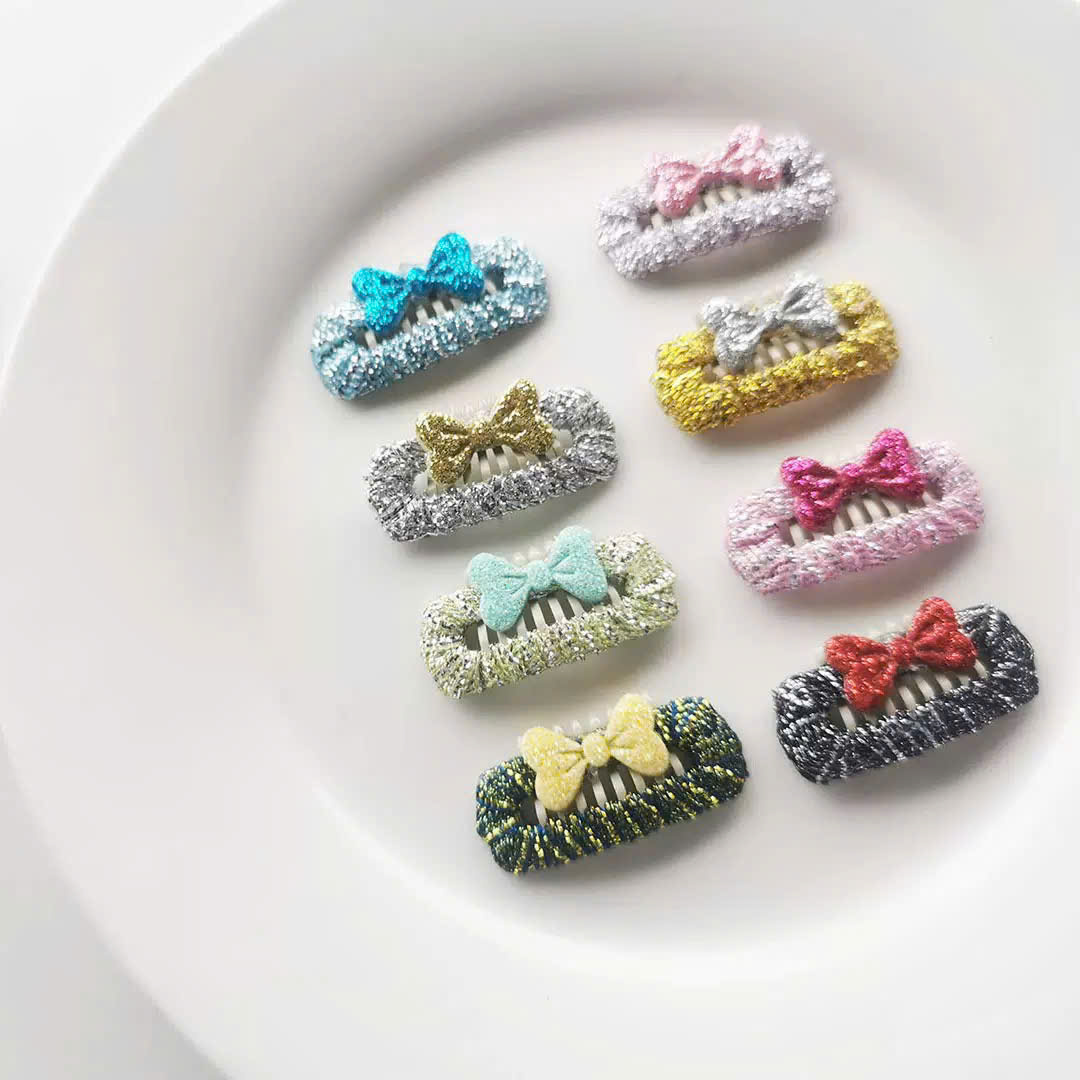 NƠ KẸP TÓC SANG TRỌNG NHIỀU MÀU DỄ THƯƠNG MÃ 21 XINH XẮN CHO THÚ CƯNG CHÓ MÈO