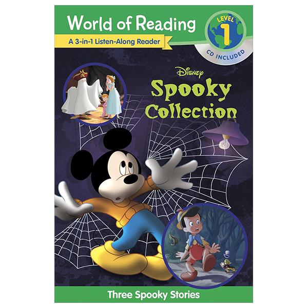 Sách ngoại văn: Disney's Spooky Collection 3-In-1 Listen-Along Reader-Level 1 Reader