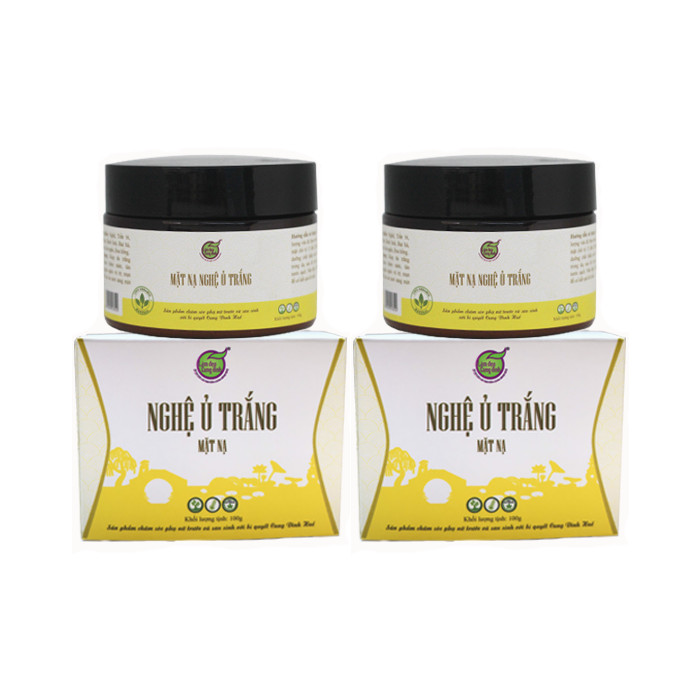 Combo 2 Mặt Nạ Nghệ Ủ Trắng Cung Đình