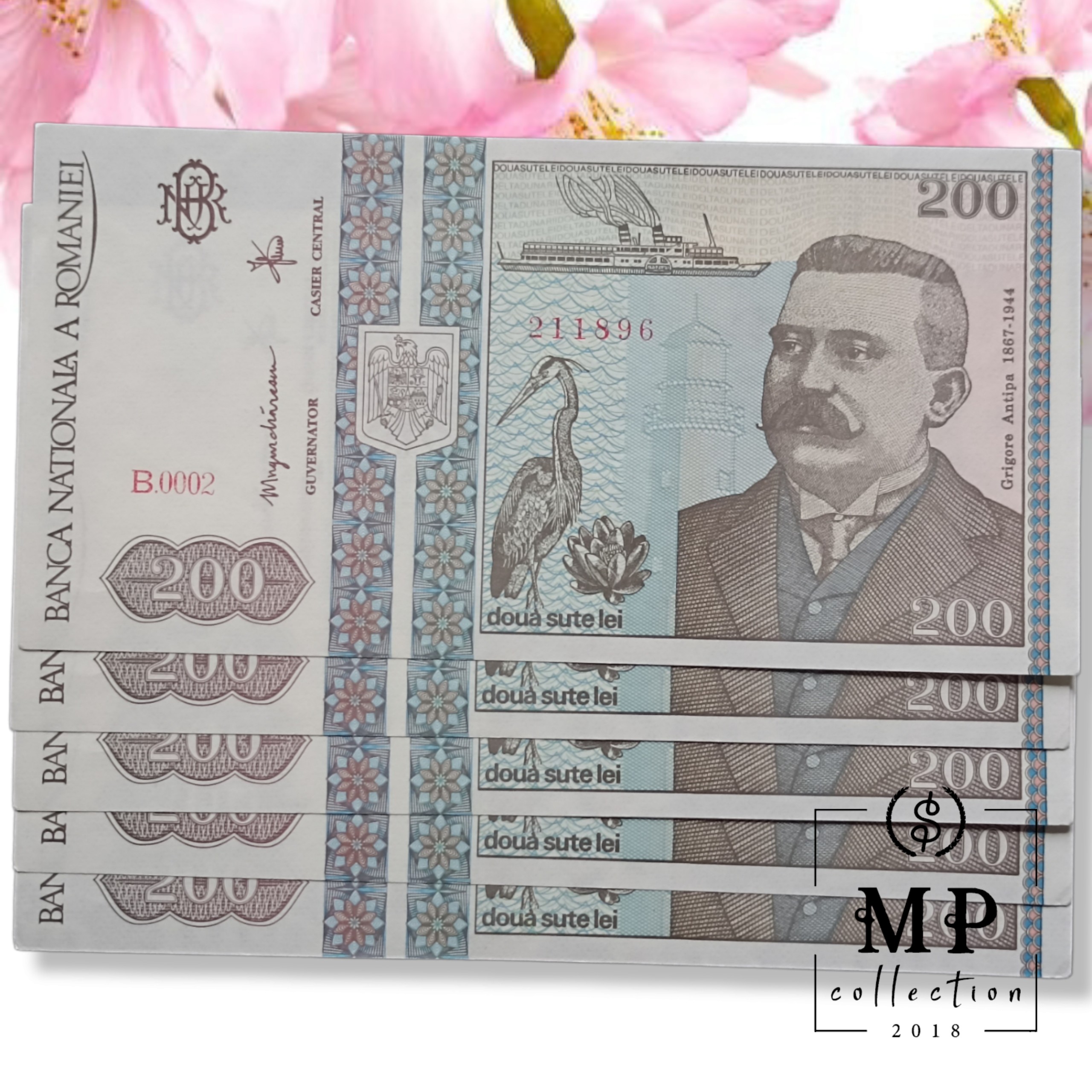 Romania 200 lei phát hành năm 1992 sưu tầm.