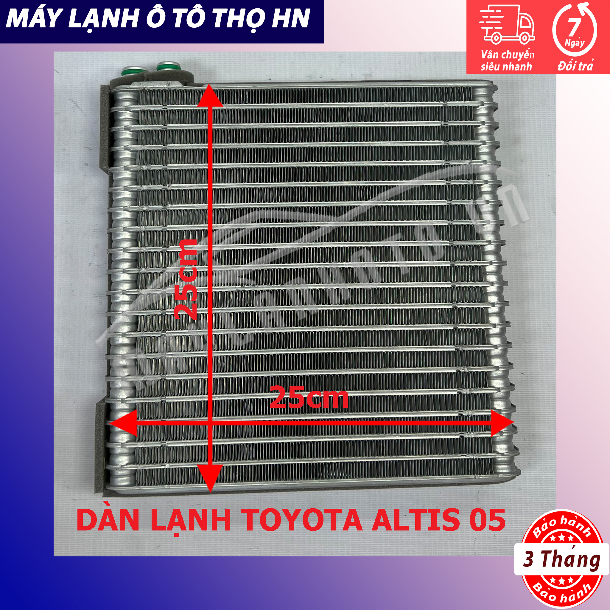 Dàn lạnh Toyota Corolla Altis 2003 2004 2005 2006 2007 Hàng xịn Thái Lan 03 04 05 06 07