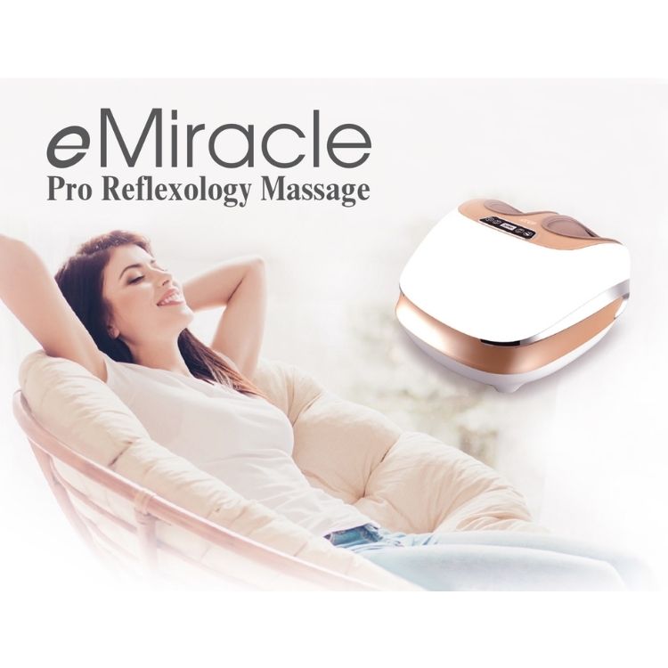 Combo Gối massage OKIA eFancy + Máy Massage Chân OKIA eMiracle