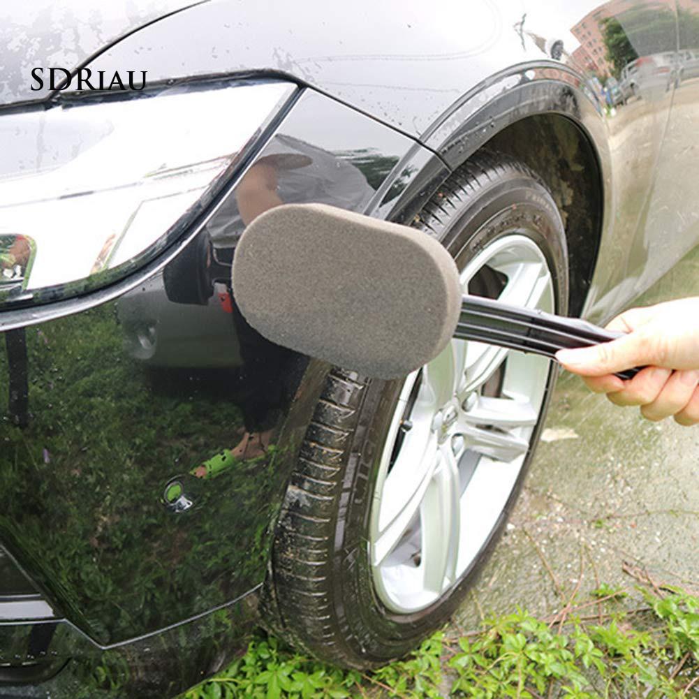 Bàn chải đánh bóng lốp xe hơi cán dài chuyên dụng