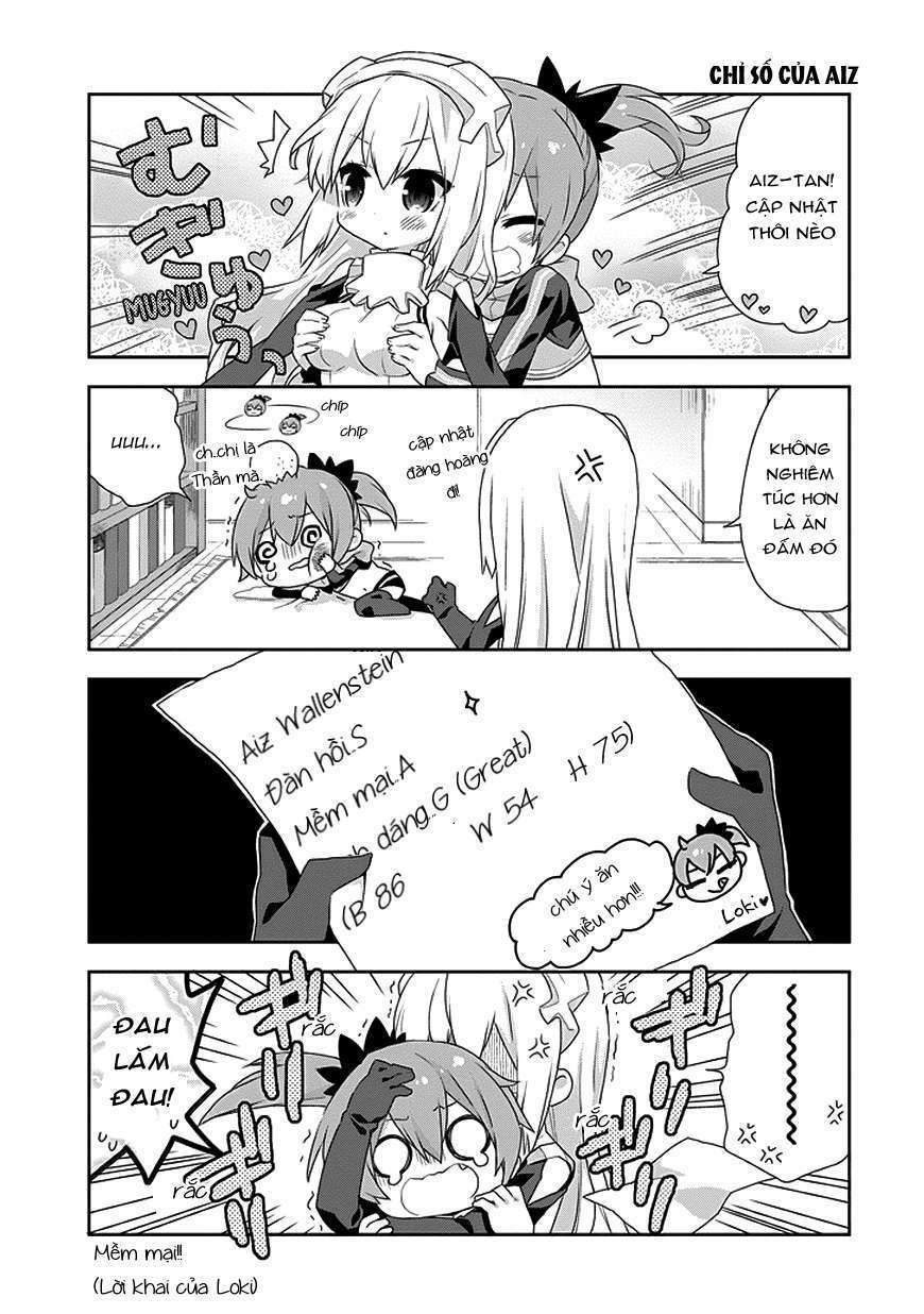 dungeon ni deai o motomeru no wa machigatte iru darou ka 4koma - days of goddess chapter 3 12