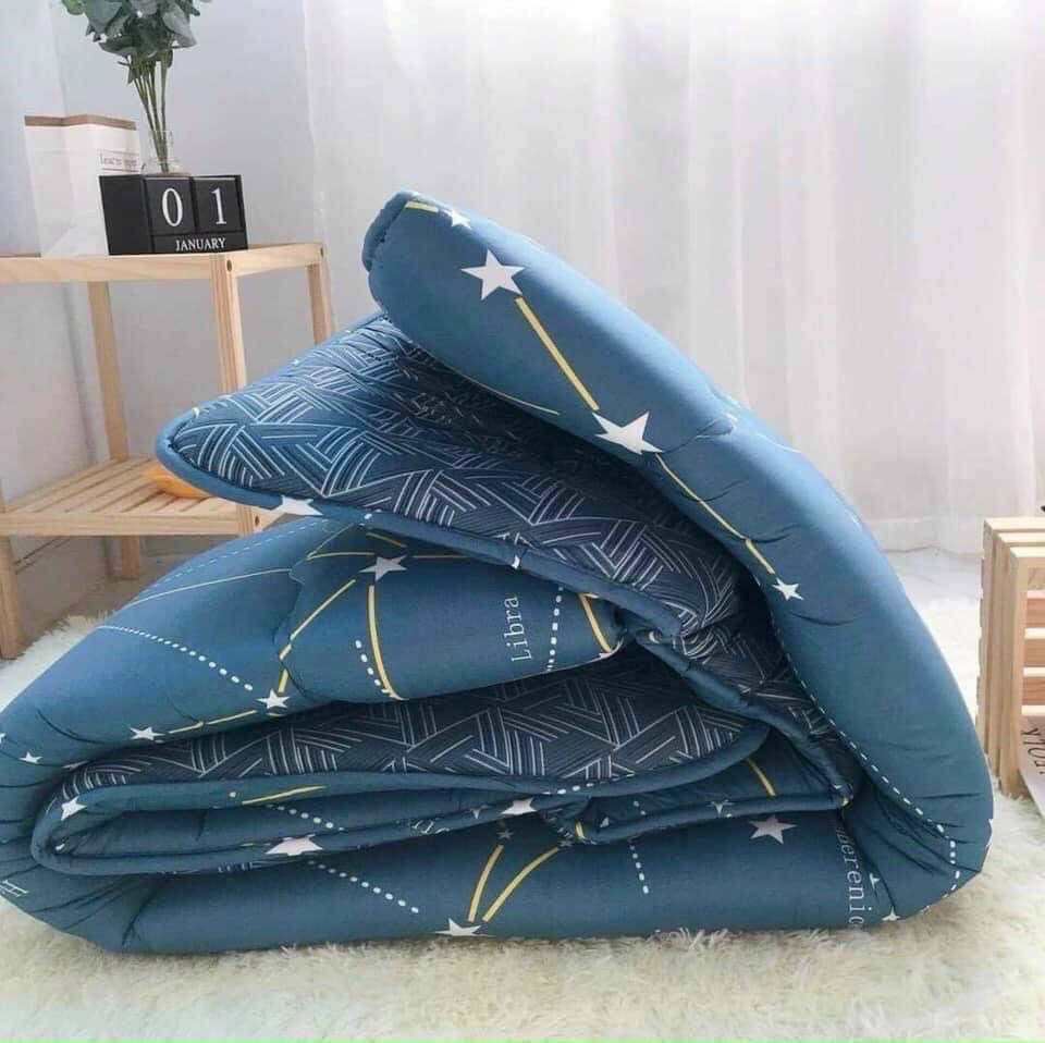 TOPPER NỆM TRẢI SÀN CAO CẤP GIẢM ĐAU MỎI VAI GÁI,CHỐNG ĐAU CỘT SỐNG,CHẤT COTTON kích thước 1m/1m2/1m4/1m6/1m8.
