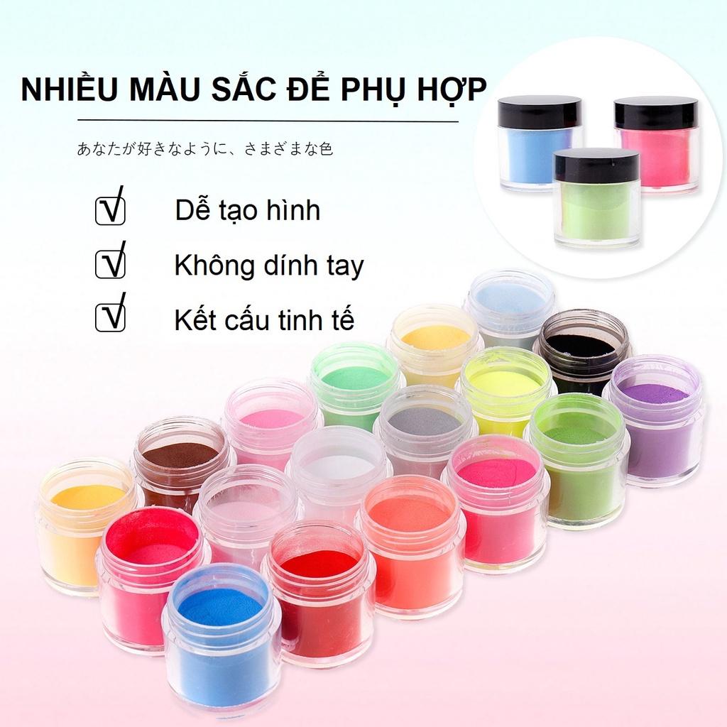 Set 24 Màu Bột Đắp Móng &amp; Bột Làm Hoa