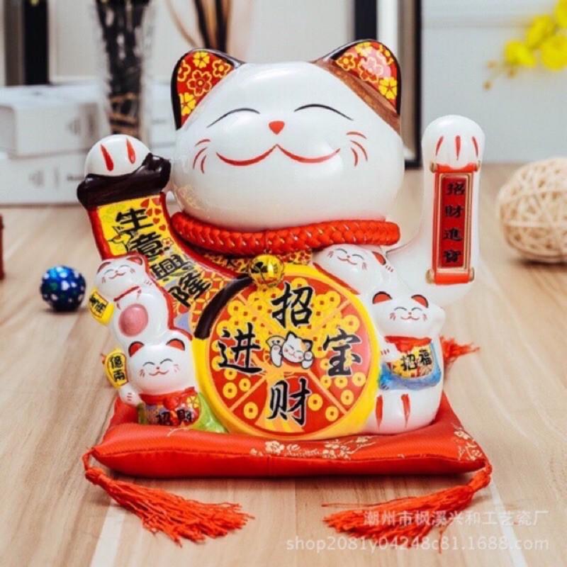 Mèo thần tài, mèo neko maneki 22cm