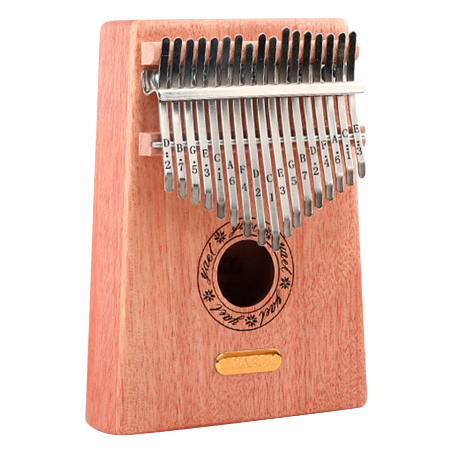 Đàn Kalimba 17 Phím Gỗ Mahogany Yael Y17M Kèm Kèn Kazoo