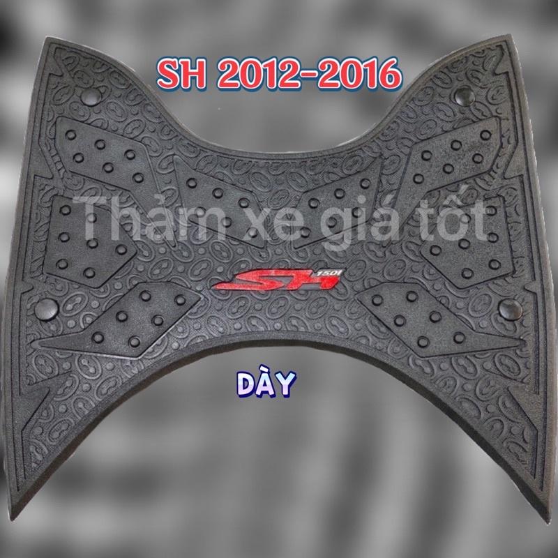 Thảm lót sàn, thảm lót chân, thảm cao su, thảm xe SH 2012, SH 2013, SH 2014, SH 2015, SH 2016