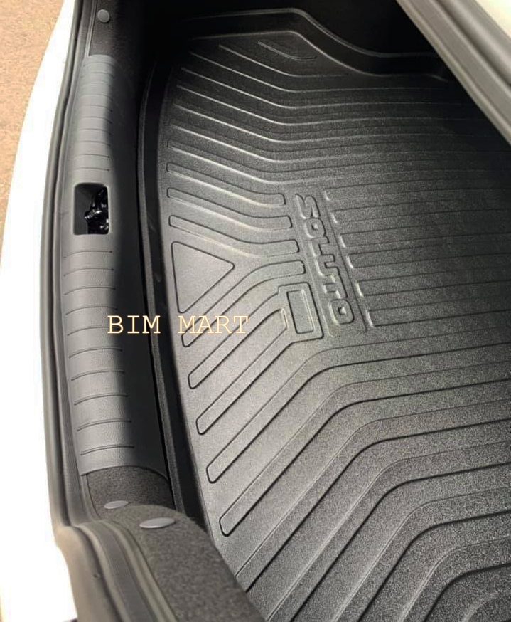 Lót cốp dành cho xe Kia Soluto 2019 - 2021 không mùi, chất liệu TPO cao cấp