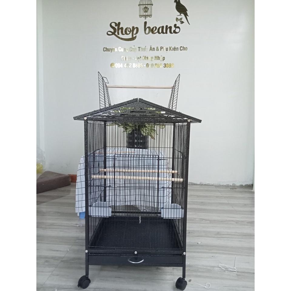 Lồng chuồng vẹt size trung, nhỏ như xích thái, xích ấn, sun, nhồng, green check, lovebird, yến phụng, yến hót