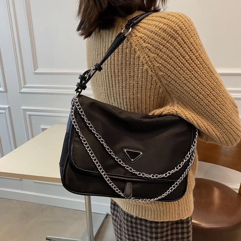 Vải Oxford Lớn Đeo Vai Cho Nữ Xu Hướng Mới 2021 Dây Chuyền Sang Trọng Túi Xách Nữ Shop Túi Áo Thiết Kế Túi Cầm Tay túi