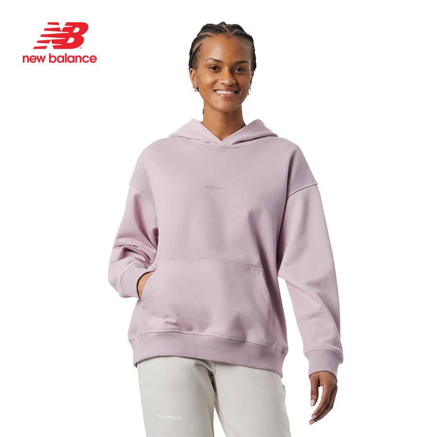 Áo khoác hoodie thời trang nữ New Balance LIFESTYLE HOODIES W VIOLETSH - AWT23554VSW (form châu á)