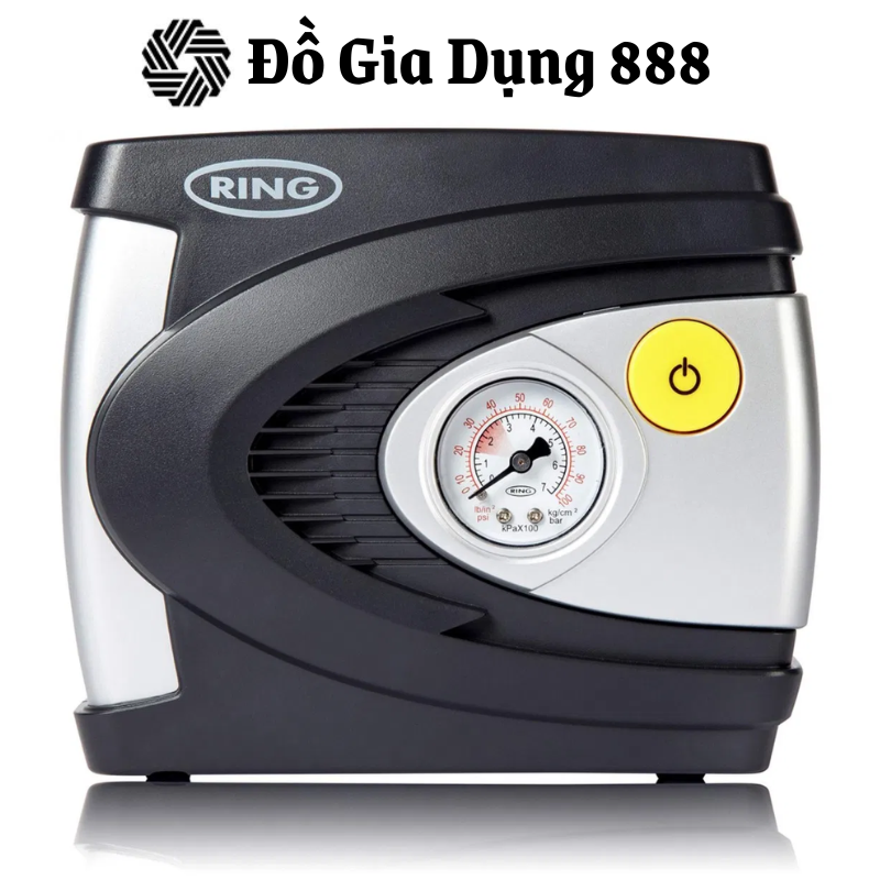 Bơm Ô Tô Mini Tự Động Ring Analogue Compressor RAC610, Bơm Lốp Xe Ô Tô Cầm Tay, Nhập Đức, BH 12 Tháng