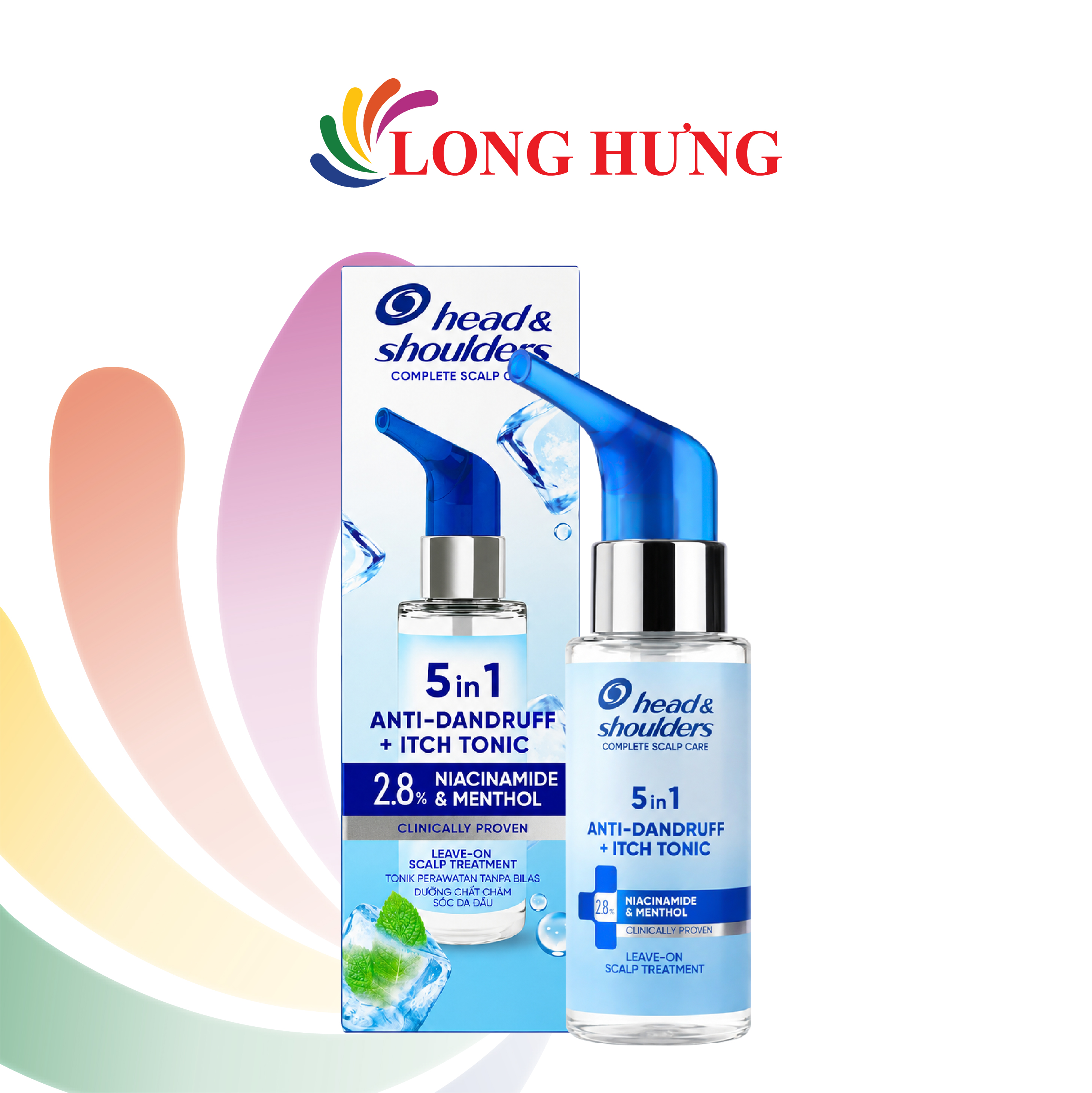 Xịt dưỡng da đầu Head Shoulders 5in1 2.8% Niacinamide and Menthol (50ml) - Hàng chính hãng