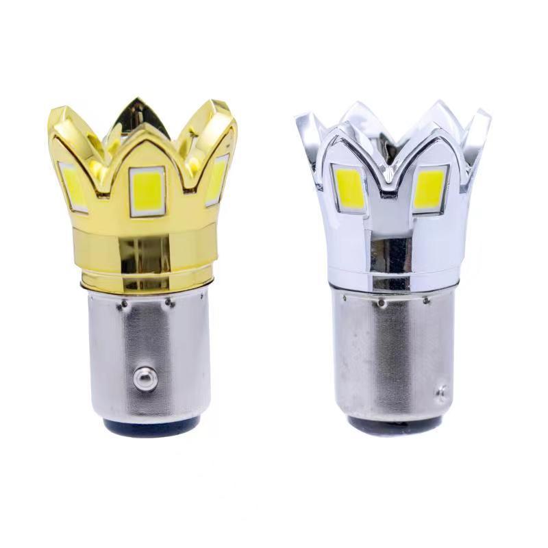 Giao hàng nhanh xe mới đèn led nhỏ 1156 1157 đèn phanh xe hơi 2 mặt bóng đèn led phanh sau