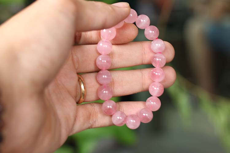 Thạch Anh Hồng Brazil Vip Aaa 10mm Ngọc Quý Gemstones VT135