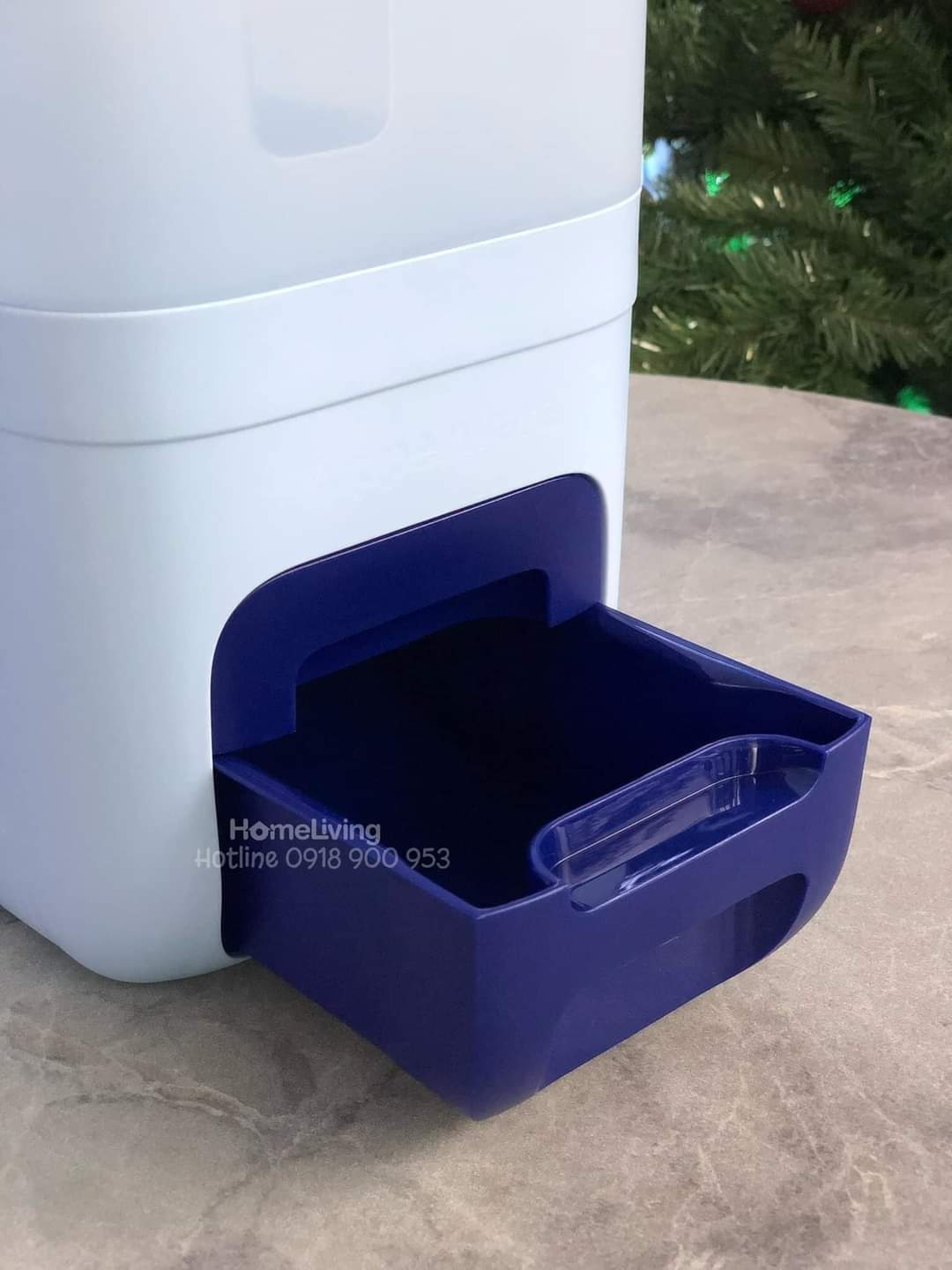 Thùng gạo Tupperware 10kg chính hãng - Tokyo Blue