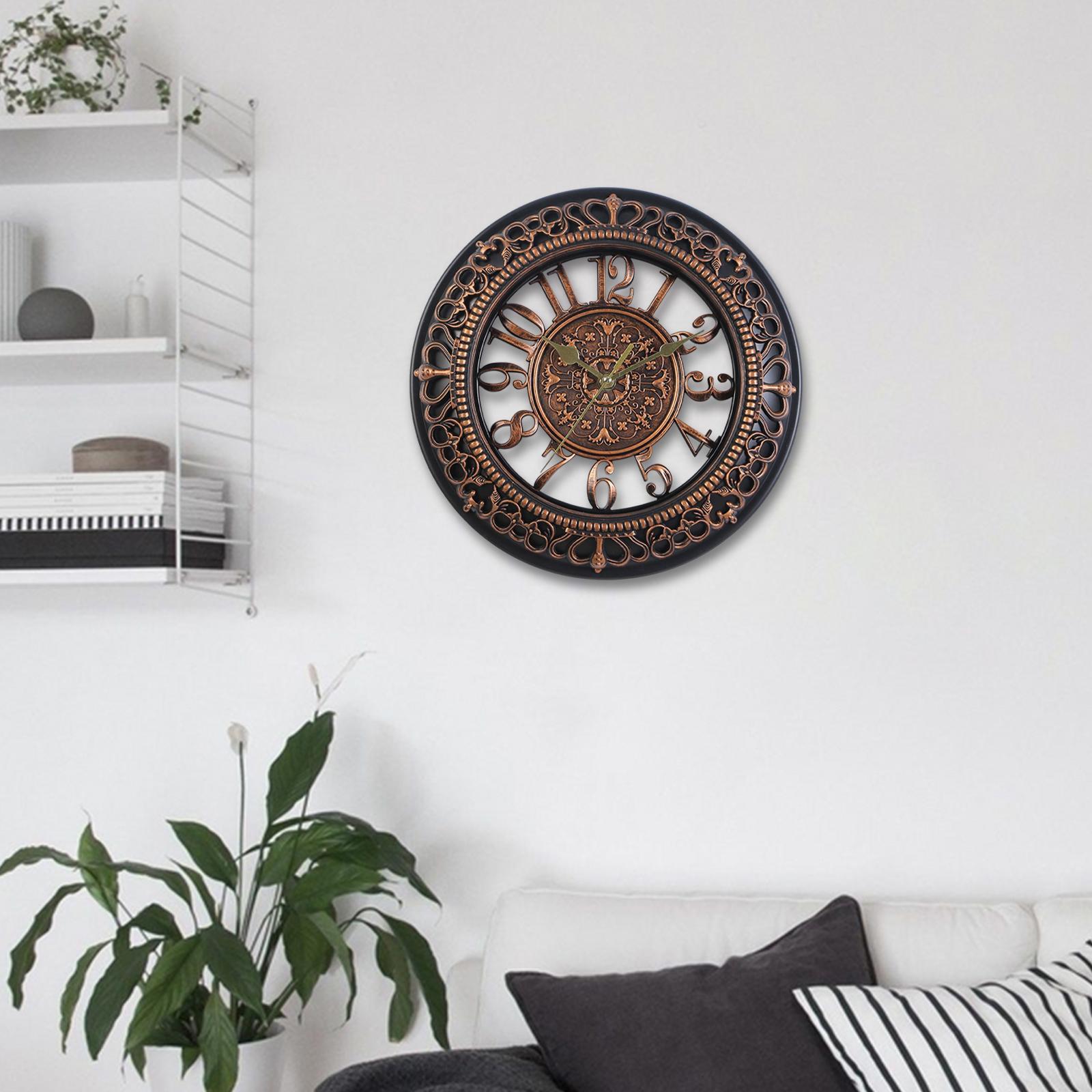 Wall Clock Silent Non Ticking Inch Quality Battery Operated Round Easy to Read Home/Office/Classroom/School Clock