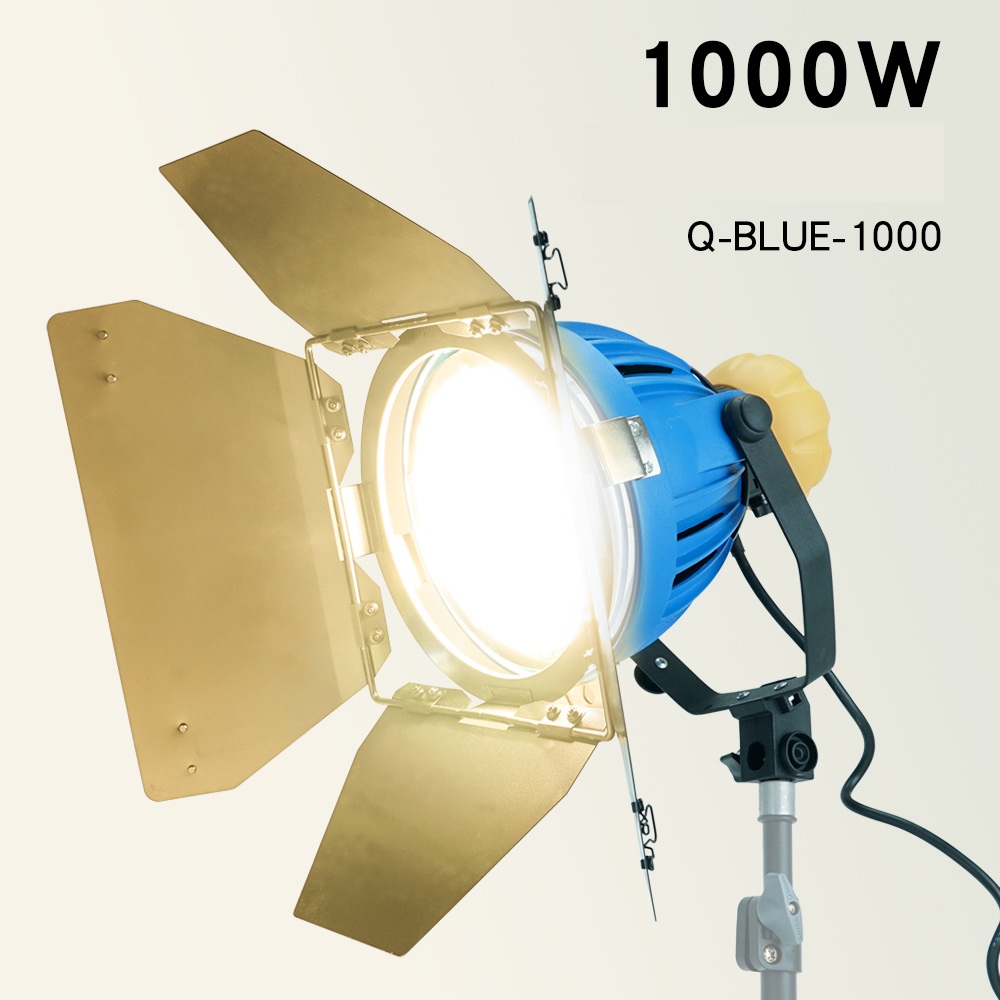 Đèn halogen ánh sáng Vàng Nắng 1000W Q-BLUE 3200K hỗ trợ chụp ảnh quay phim