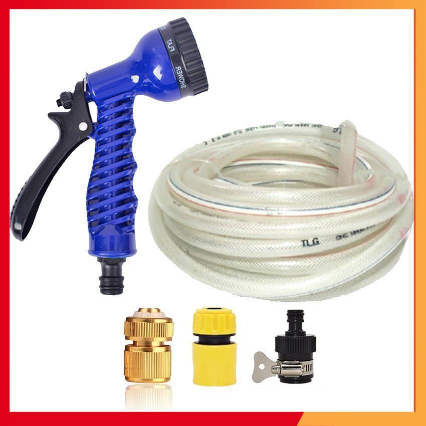 Bộ dây vòi xịt rửa xe, tưới cây, dọn dẹp nhà cửa 3-5m 206843