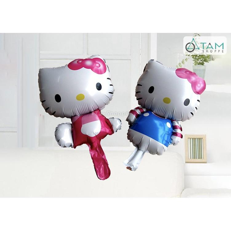 SET 5 Bong bóng trang trí hình Mèo Hello Kitty