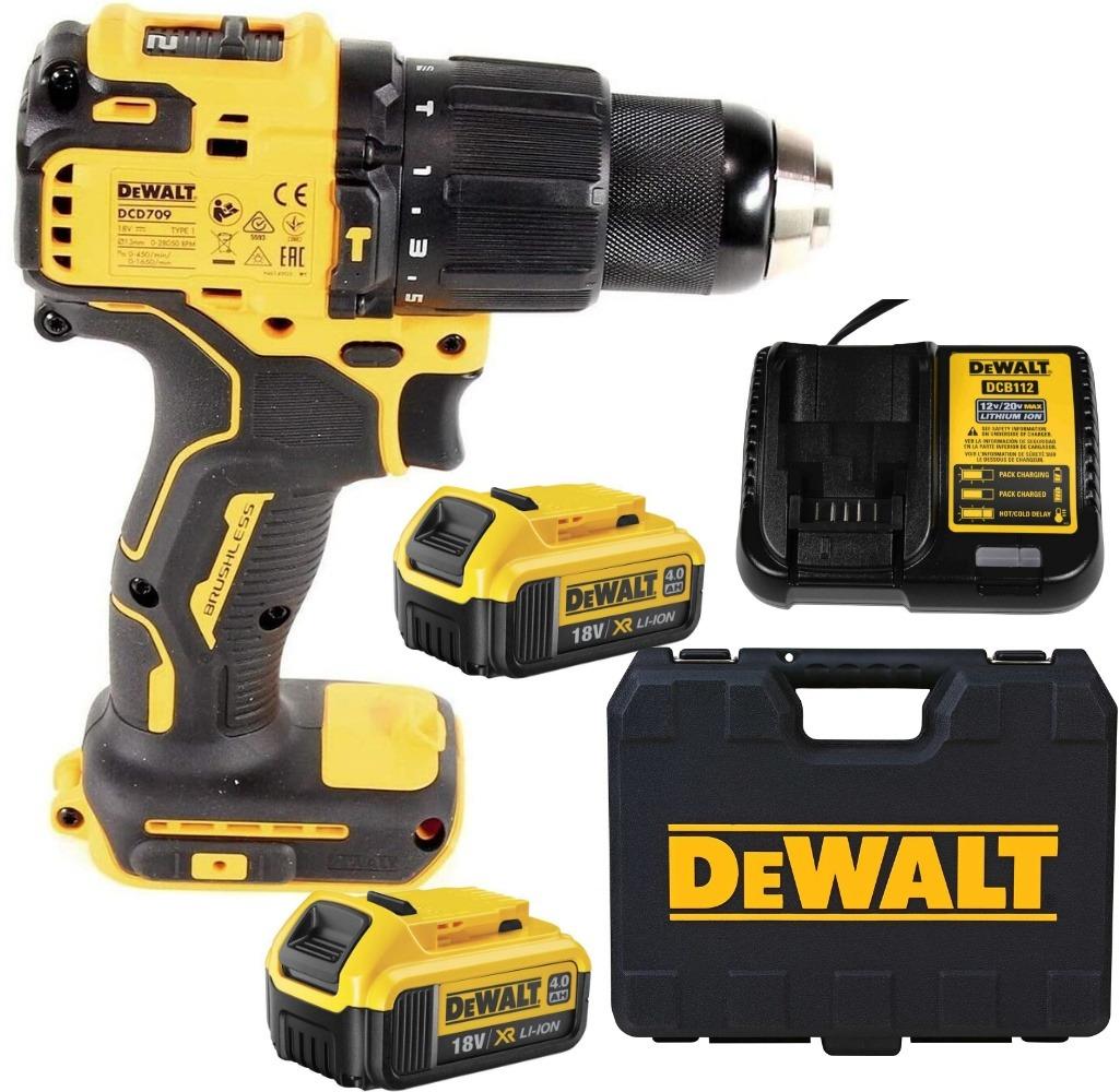 MÁY KHOAN PIN CẦM TAY 20VMAX/BL DEWALT DCD709M2- HÀNG CHÍNH HÃNG