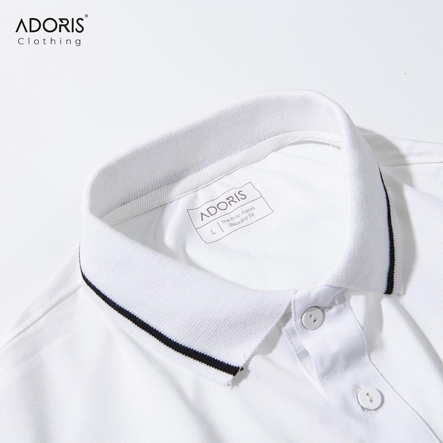 Áo thun nam có cổ tay ngắn, áo POLO nam cổ phối màu đẹp, PREMIUM POLO vải cá sấu Cotton, áo phông nam có cổ ADORIS PL23