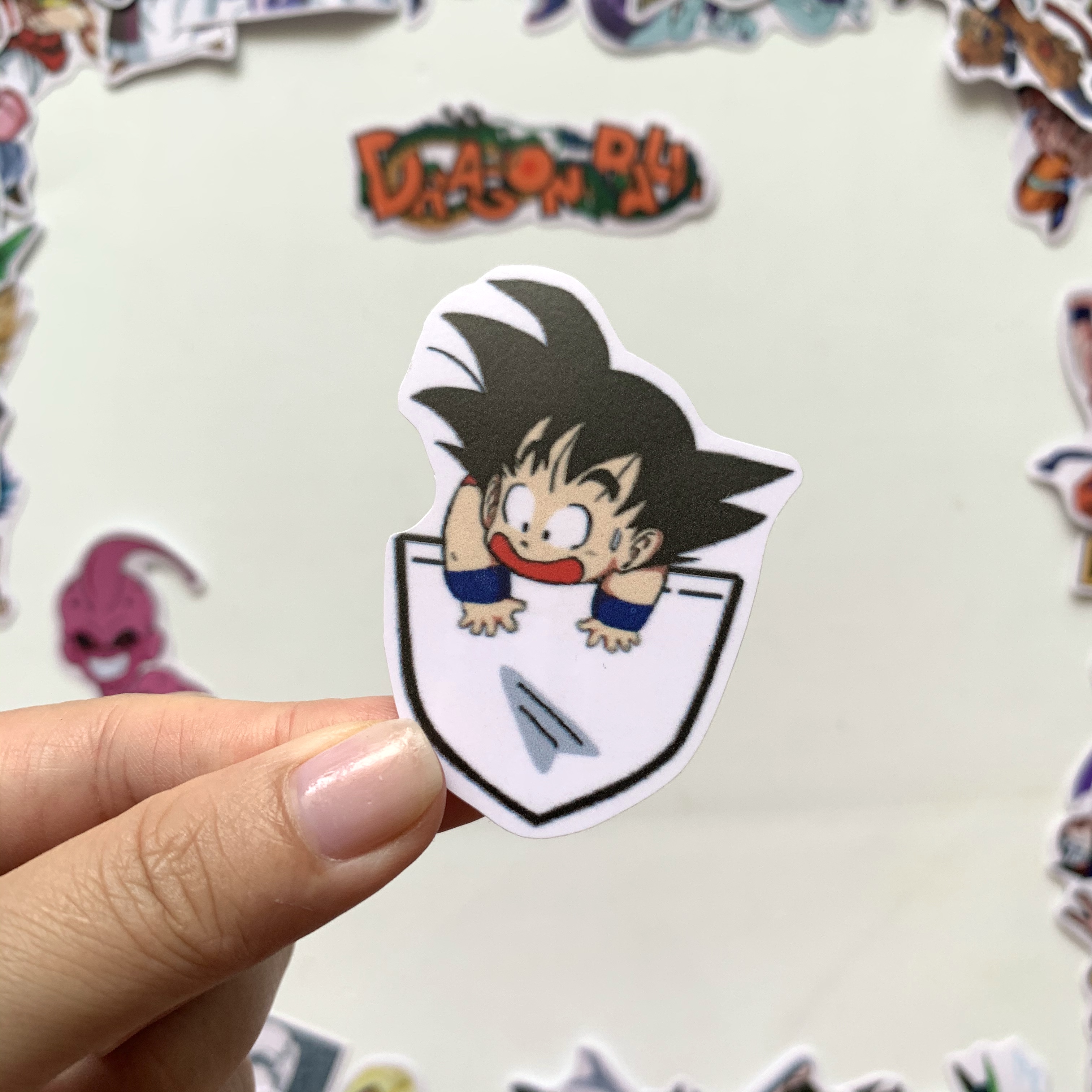 Sticker DRAGON BALL - miếng dán hình Bảy Viên Ngọc Rồng Gohan - Chất Liệu PVC Cán Màng Chất Lượng Cao Chống Nước, Chống Nắng, Không Bong Tróc Phai Màu