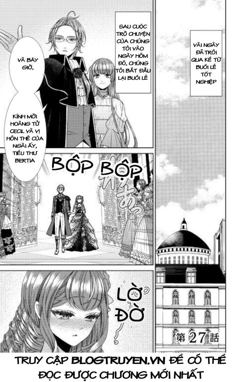 nhật ký theo dõi vị hôn thê tự nhận mình là nữ phụ phản diện 1 chapter 27 1