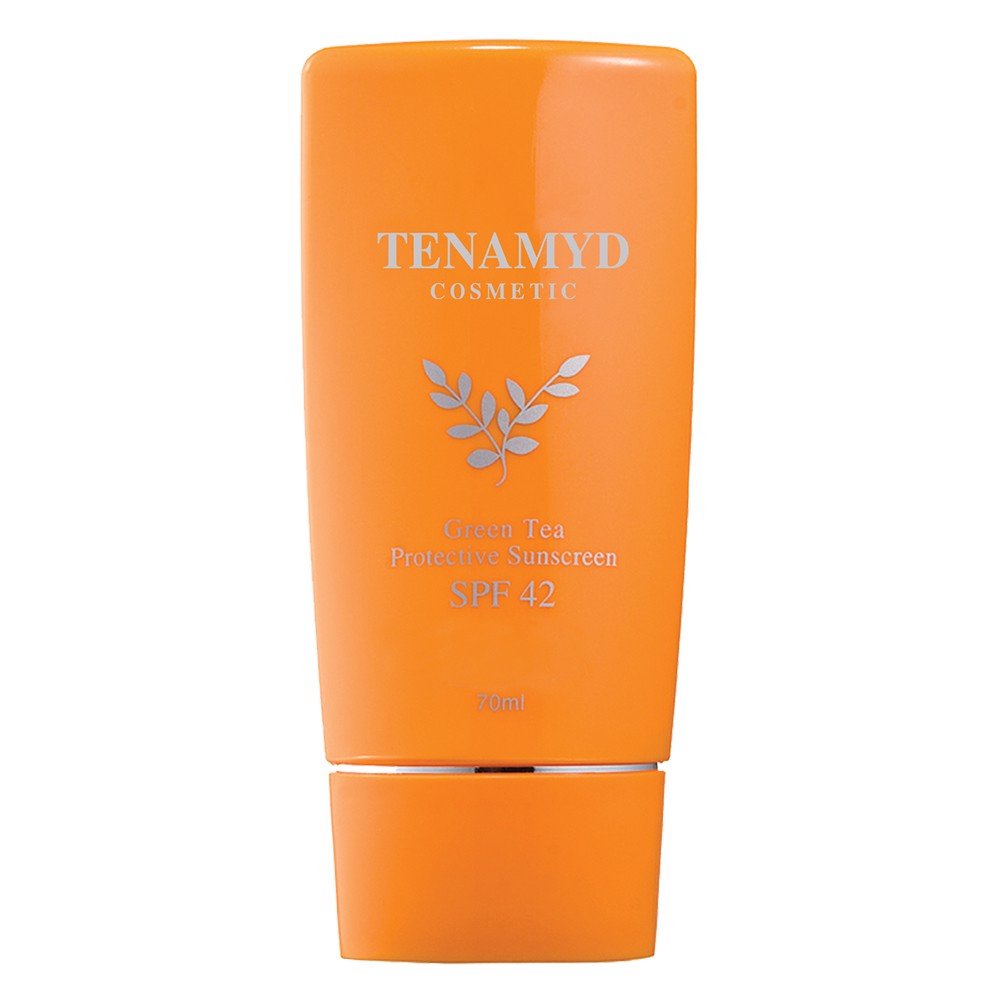 Kem chống nắng trà xanh SPF 42,PA++ - Tenamyd- GREEN TEA PROTECTIVE SUNSCREEN SPF42/PA++ - Tube/70ml