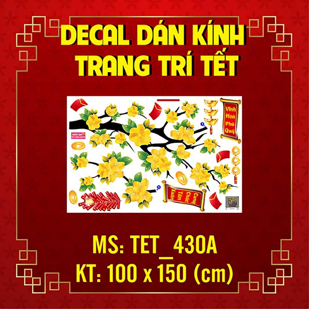 DECAL TRANG TRÍ TẾT 2023 COMBO SỐ 102