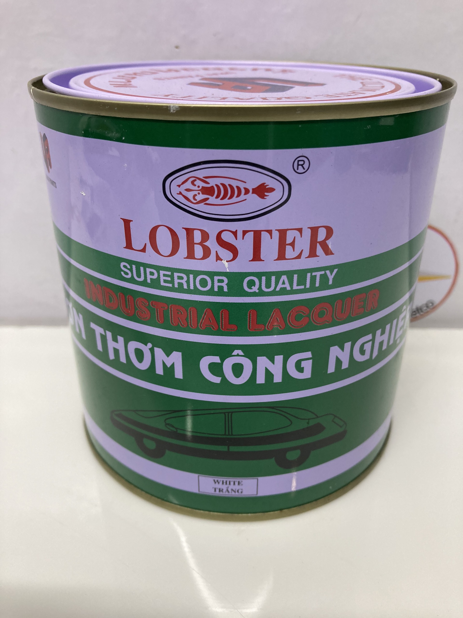 Sơn thơm nhanh khô màu trắng Lobster 600 800ML