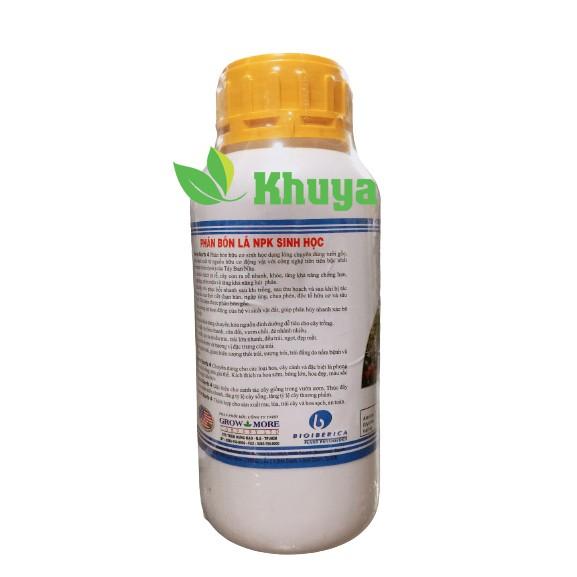 Phân bón lá NPK sinh học Growmore Terra Sorb 4 Root chai 500ml Siêu Ra Rễ
