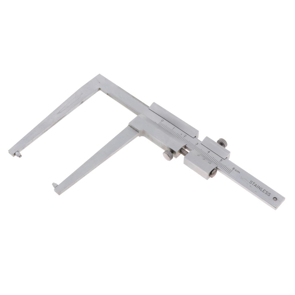 Dây Thép Không Gỉ Phanh Đĩa Phanh 0-60 Mm Vernier Caliper Dụng Cụ Đo