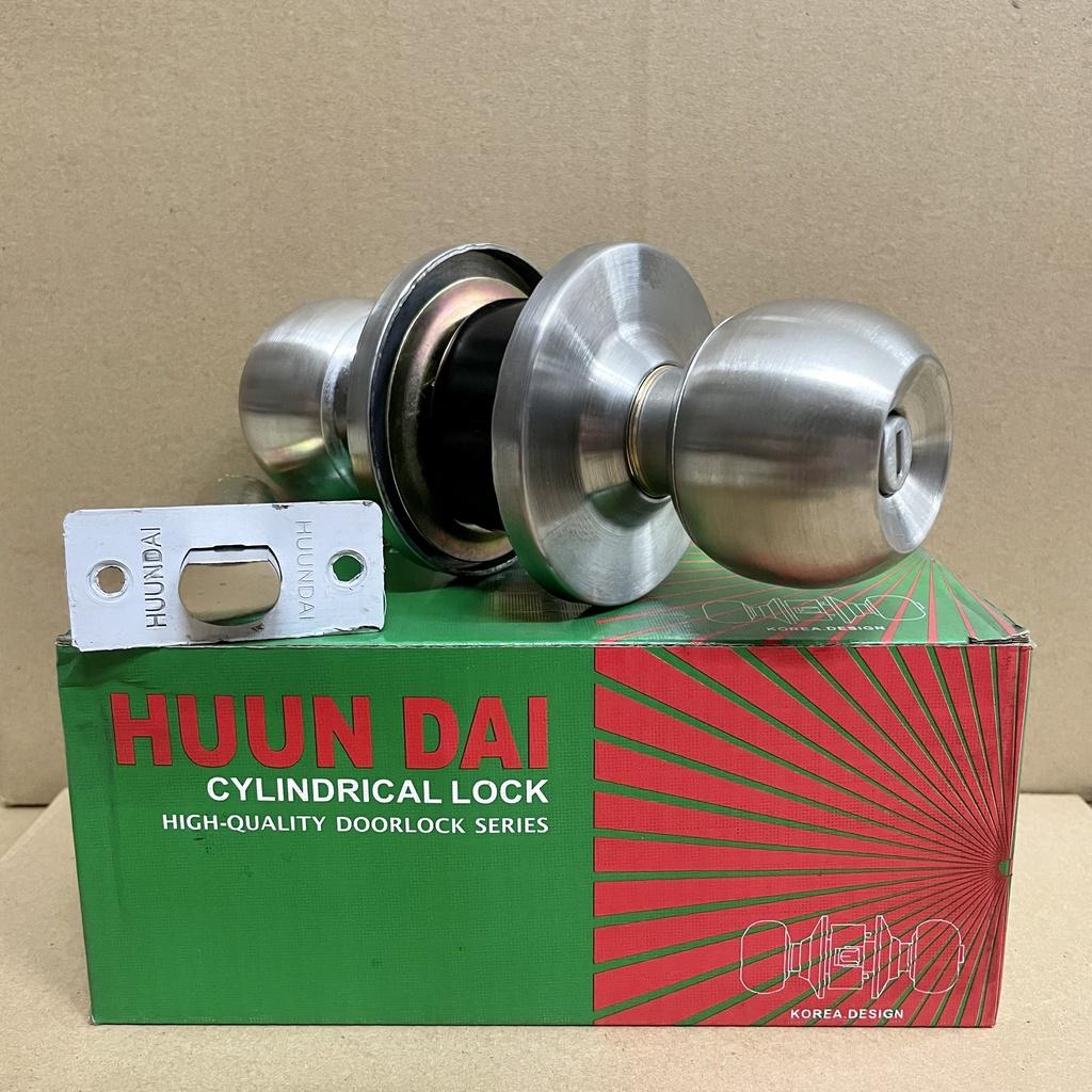 Khoá tay nắm tròn inox nhà vệ sinh không dùng chìa