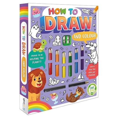 Sách How to Draw and Colour