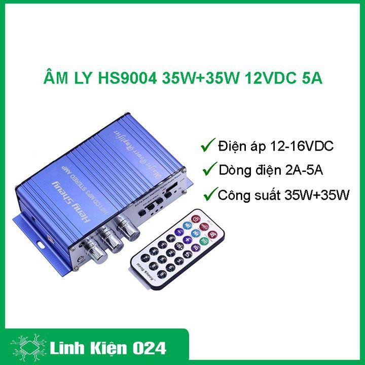 ÂM LY HS9004 35W+35W 12VDC 5A