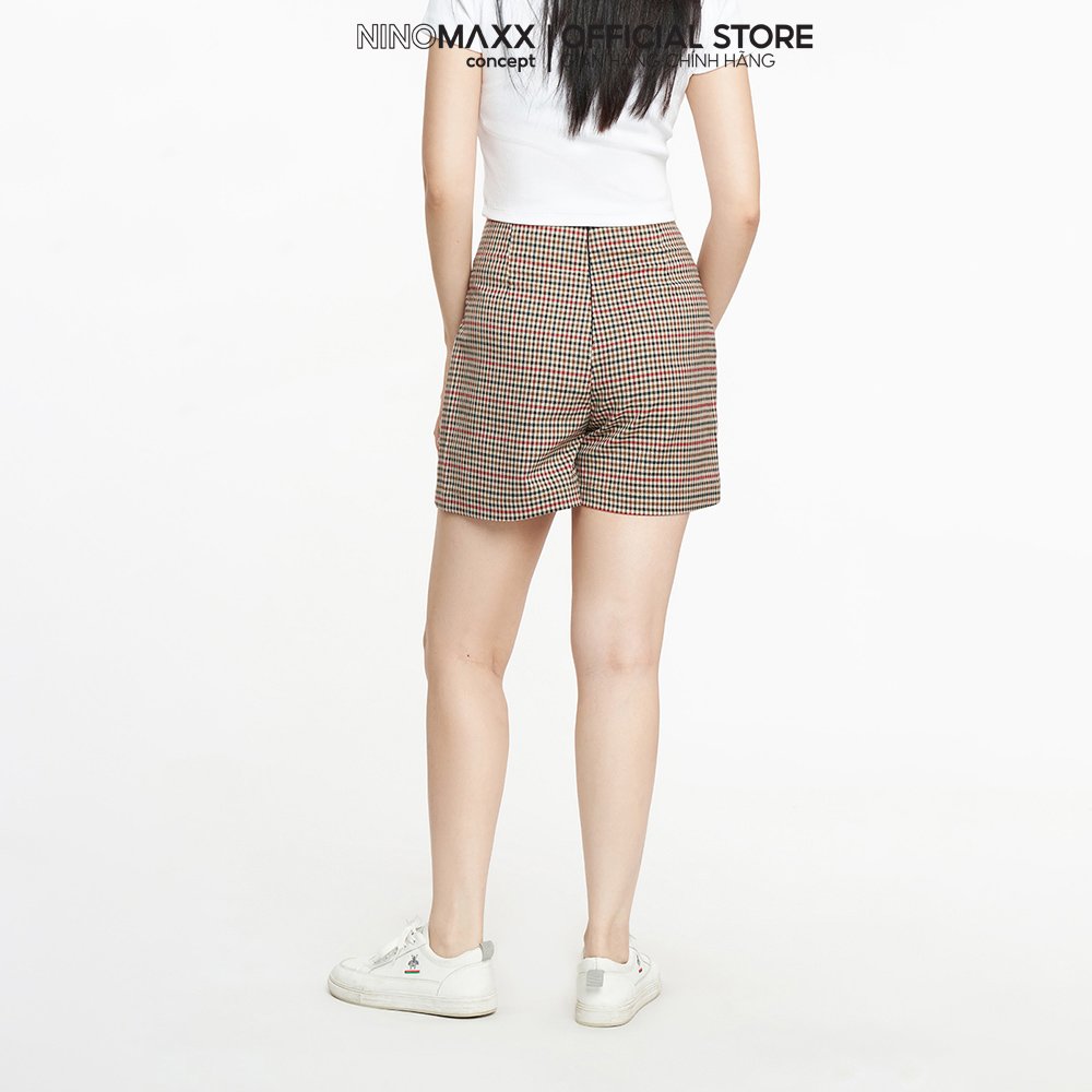 N&amp;M Quần Short Nữ Caro Thời Trang 2202006