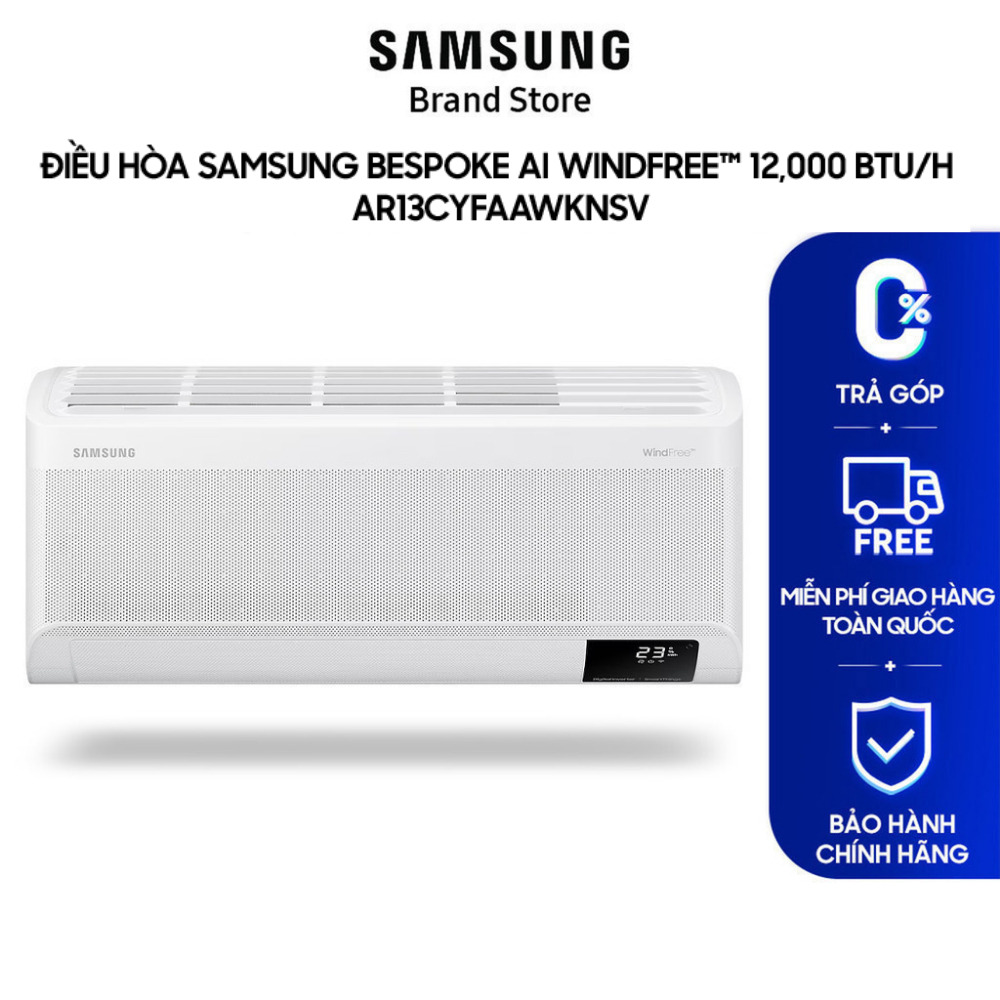 Hàng chính hãng - [MIỄN PHÍ VẬN CHUYỂN] Điều Hòa Samsung Bespoke AI WindFree 12,000 BTU/h AR13CYFAAWKNSV
