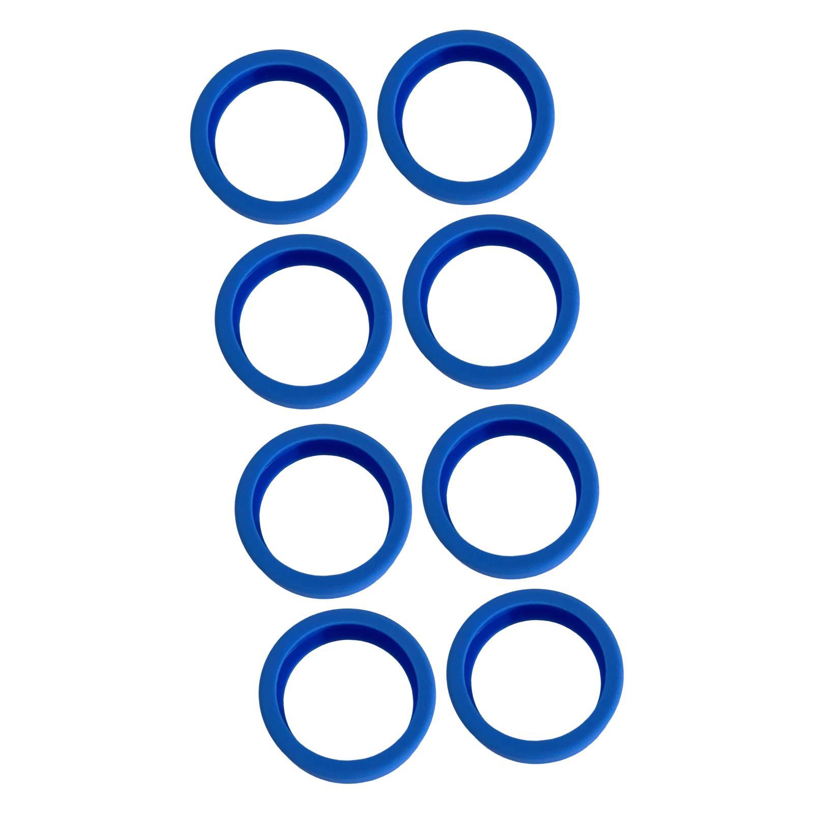 8 Pieces Luggage Wheels Covers 2.05'' Diamter Soft and Elastic Scratch Guard