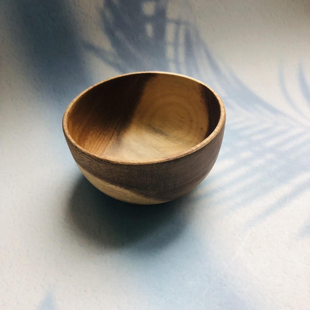 BÁT GỖ KEO 12x7/11x5/10x5 cm, Bát Gỗ Keo Tự Nhiên, Bát Ăn Cơm, Soup Cháo, An Toàn Cho Sức Khỏe Của Craft Closet