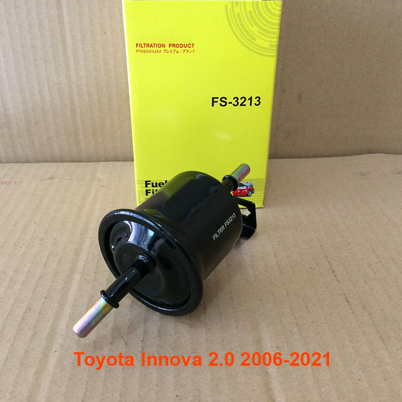 Lọc xăng cho xe Toyota Innova 2.0 2006, 2007, 2008, 2009, 2010, 2011, 2012, 2013, 2014, 2015, 2016, 2017, 2018, 2019, 2020, 2021, 2022 23300-75160 mã FS3213-2