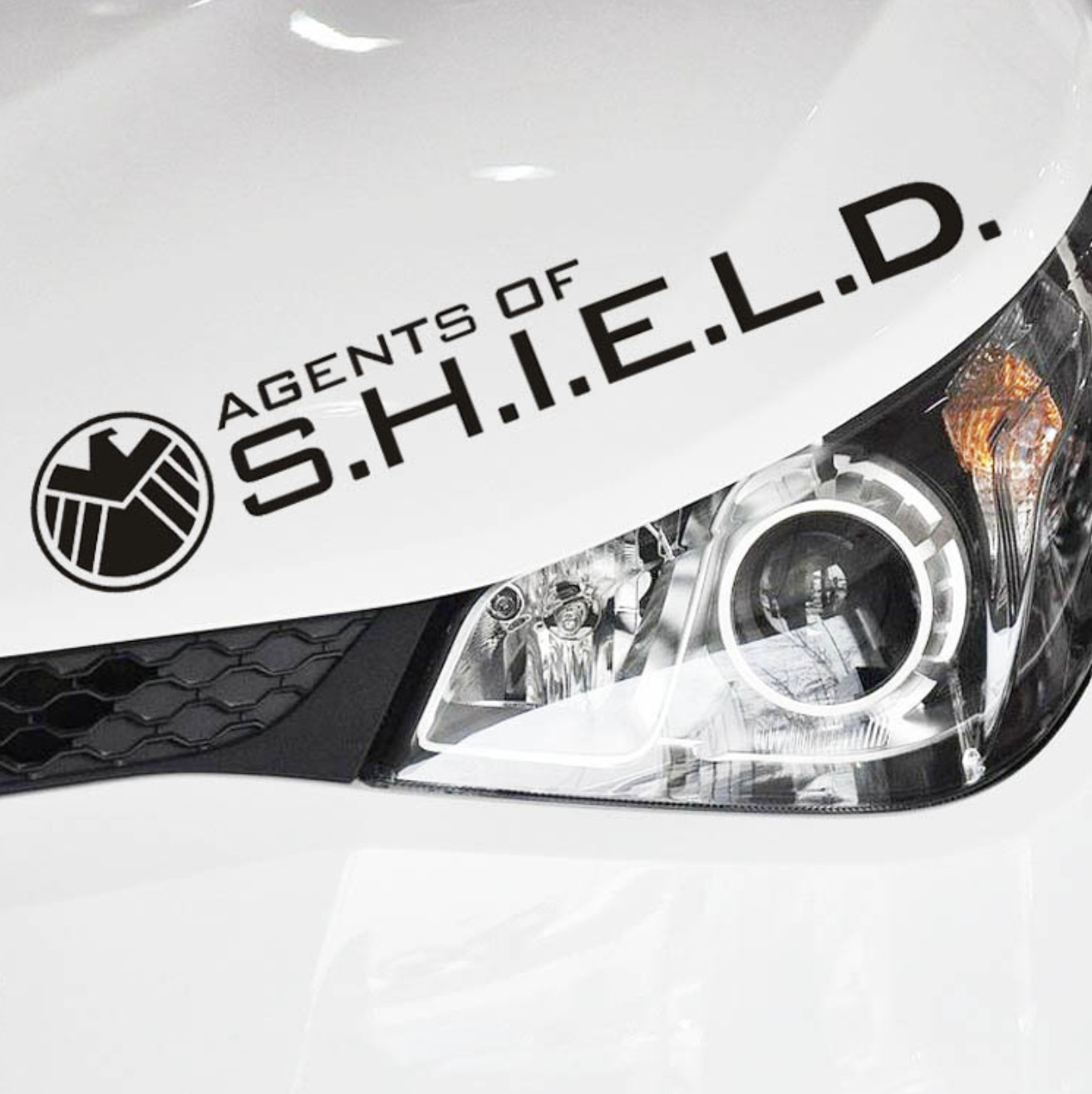 S.H.I.E.L.D AGENTS OF SHIELD - Sticker transfer hình dán trang trí Xe hơi Ô tô size 28x5.5cm