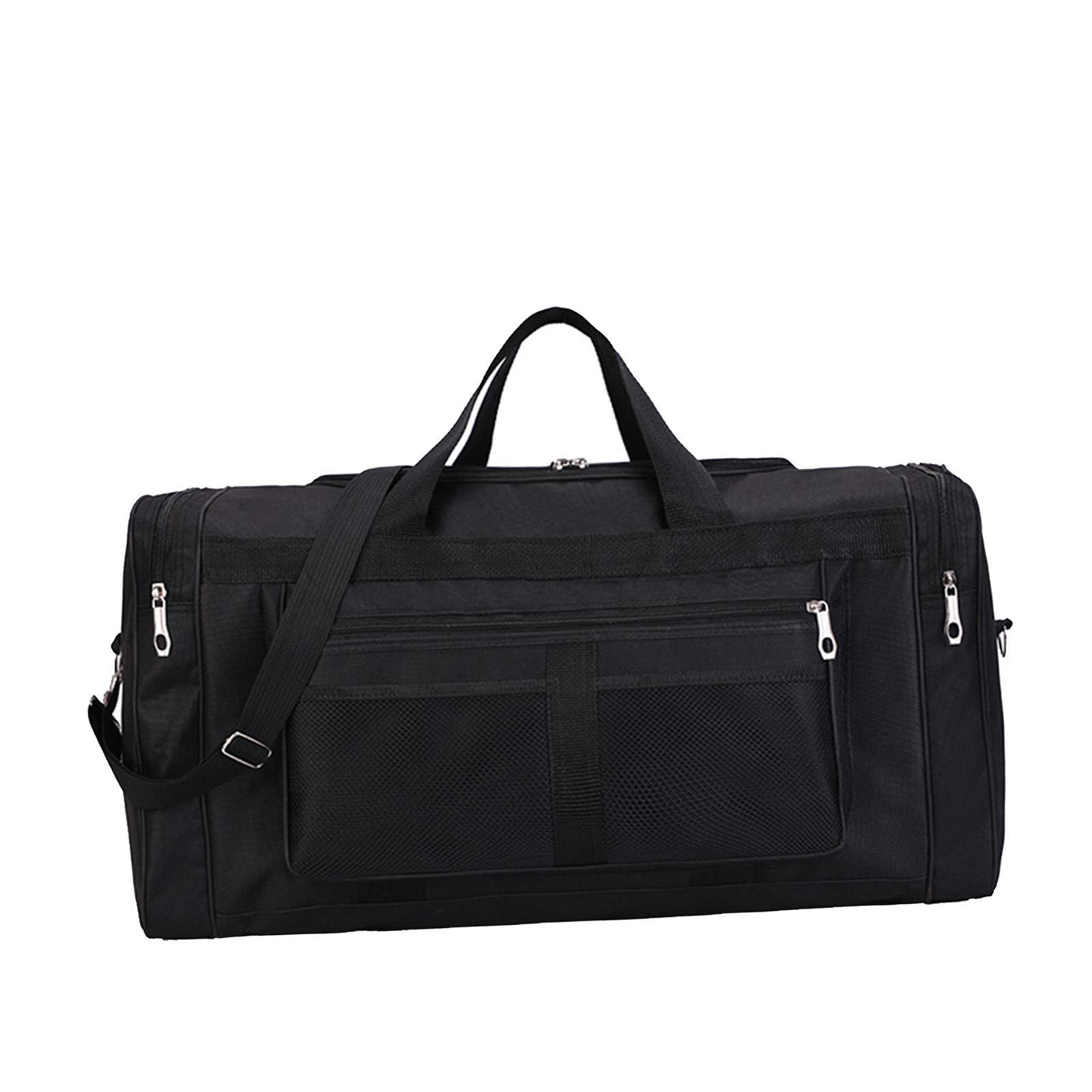 2Pcs Travel Duffel Bag Handbag Overnight Bag Apparel Organizer for Women Men